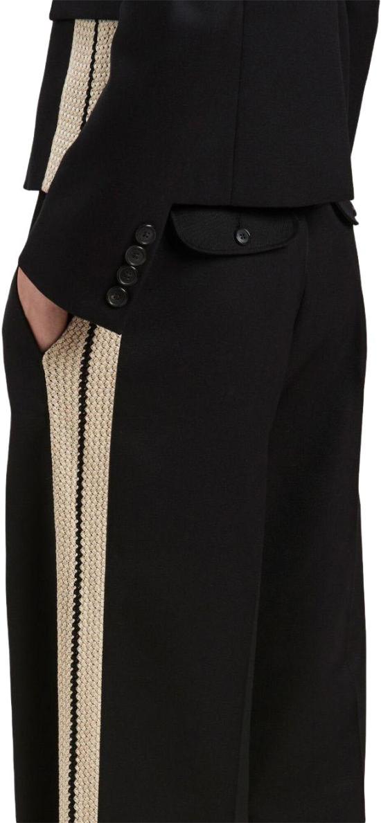  팜앤젤스 스트레이트 팬츠 PWCA107F23FAB0011003 BLACK - PALM ANGELS