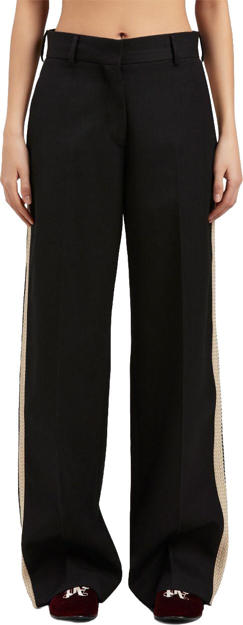  팜앤젤스 스트레이트 팬츠 PWCA107F23FAB0011003 BLACK - PALM ANGELS