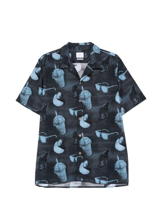 26SS 폴 스미스 반팔 셔츠 M2R695U V2265347 Blu