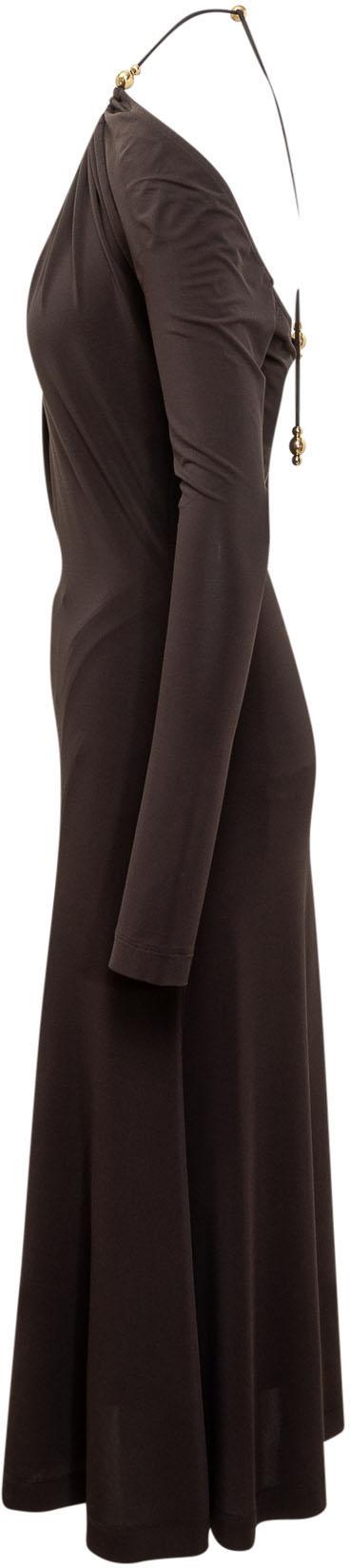 살바토레 페라가모 미디 원피스 13F628775659 BLACK - SALVATORE FERRAGAMO