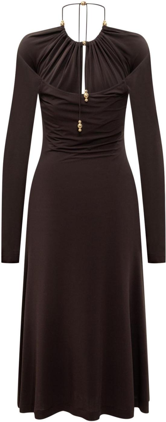  살바토레 페라가모 미디 원피스 13F628775659 BLACK - SALVATORE FERRAGAMO