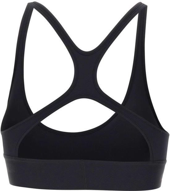 26SS 디젤 로고 마이크로파이버 스포츠 브라 A182770PLAR9XX BLACK - DIESEL