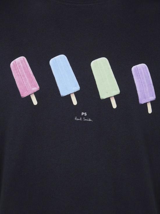 26SS 폴 스미스 지브라 패치 반팔 M2R011R VP578079 Black - PAUL SMITH