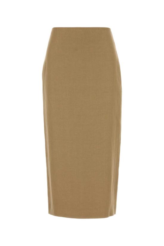 26SS 막스마라 미디 스커트 2611101173600 003 Beige o Tan