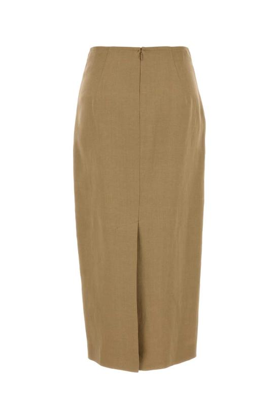 26SS 막스마라 미디 스커트 2611101173600 003 Beige o Tan - MAX MARA