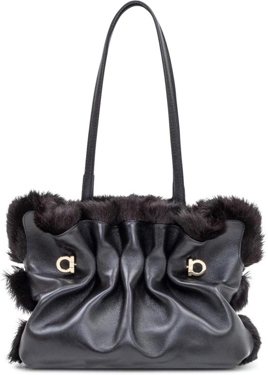 25FW 살바토레 페라가모 숄더백 21A446787848001 BLACK - SALVATORE FERRAGAMO