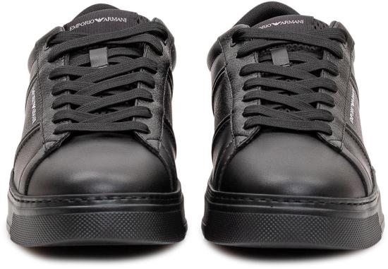 26SS 엠포리오 아르마니 스니커즈 EM003701AF18017MC005 BLACK - EMPORIO ARMANI