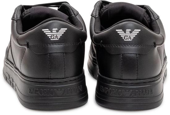26SS 엠포리오 아르마니 스니커즈 EM003701AF18017MC005 BLACK - EMPORIO ARMANI