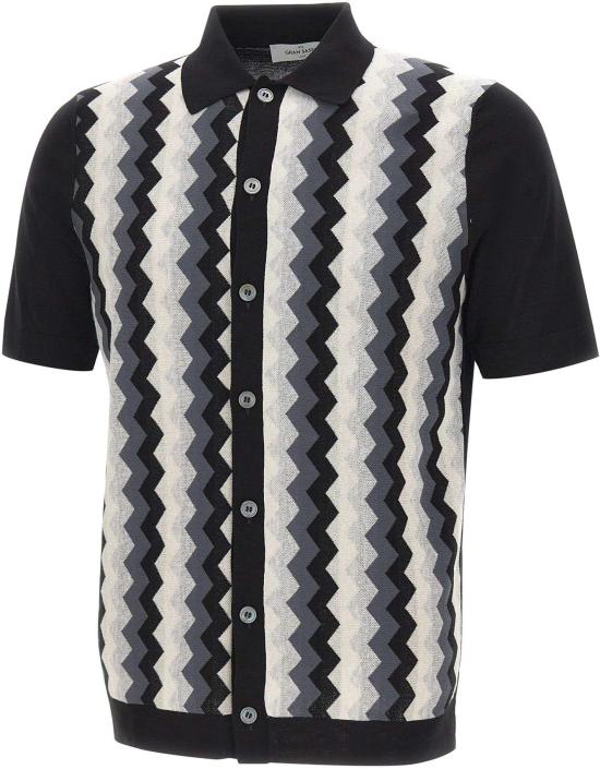 26SS 그랑싸쏘 반팔 셔츠 4319420747099 BLACK