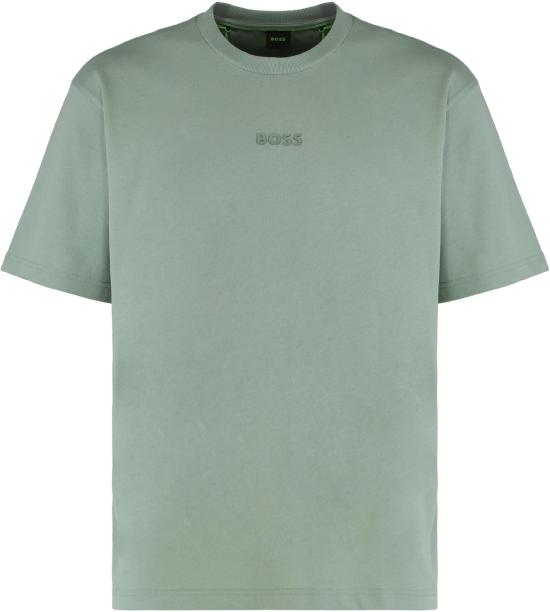 25FW 보스 반팔 티셔츠 50519368 GREEN