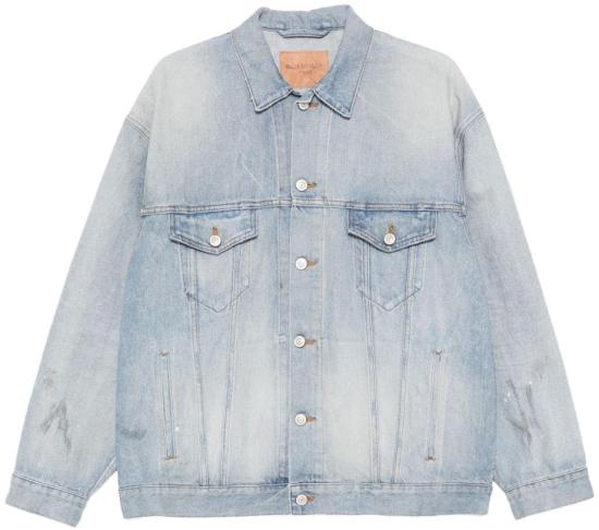 26SS 발렌시아가 레귤러 핏 데님 재킷 861410TTWB14009 BLUE