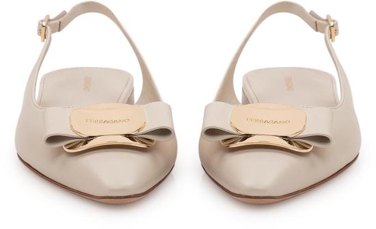 26SS 살바토레 페라가모 플랫 슈즈 01K914790607 WHITE - SALVATORE FERRAGAMO