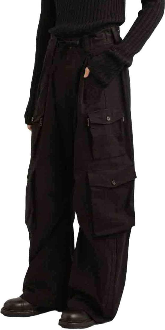 25FW 돌체앤가바나 페일 카고 팬츠 GP15UTHUMS8N0000 BLACK - DOLCE & GABBANA