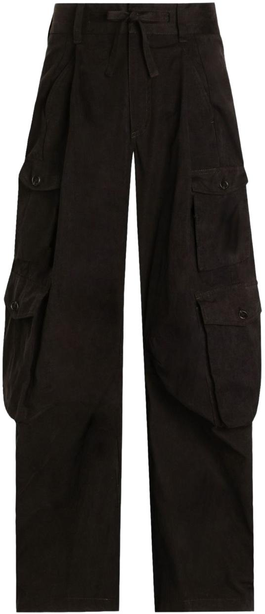 25FW 돌체앤가바나 페일 카고 팬츠 GP15UTHUMS8N0000 BLACK