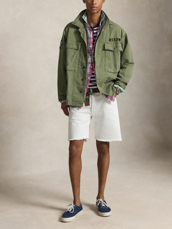 26SS 랄프 로렌 긴팔 셔츠 710P08217 001 Verde - RALPH LAUREN