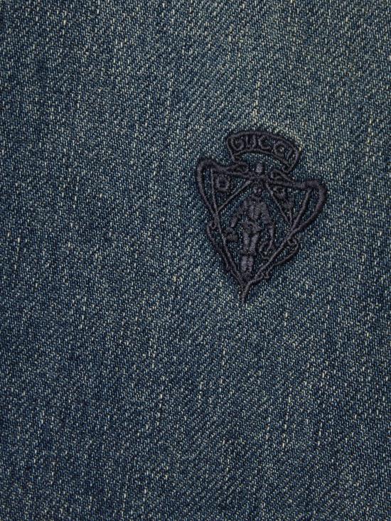 26SS 구찌 워시드 인증 코튼 데님 셔츠 860842 XDDFW4011 - GUCCI