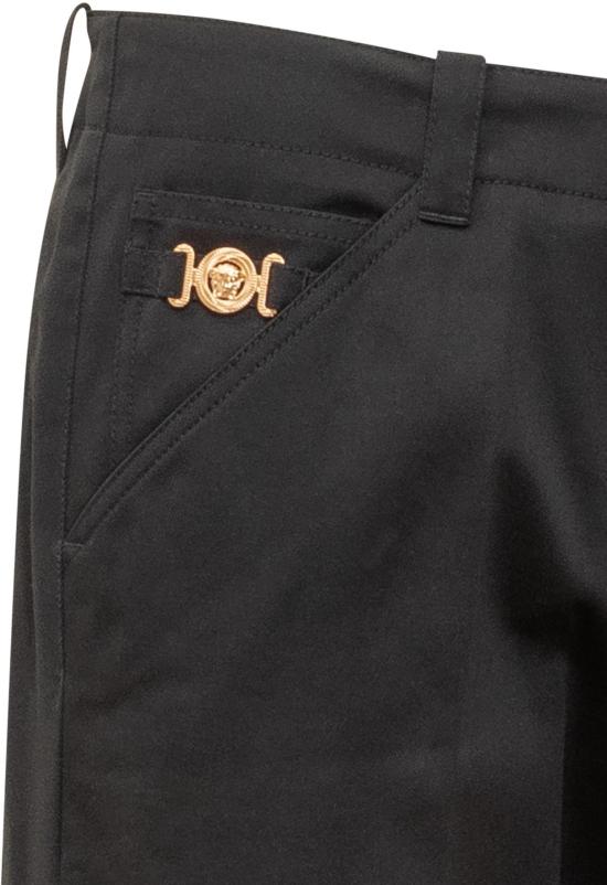 25FW 베르사체 스트레이트 팬츠 10183221A017181B000 BLACK - VERSACE