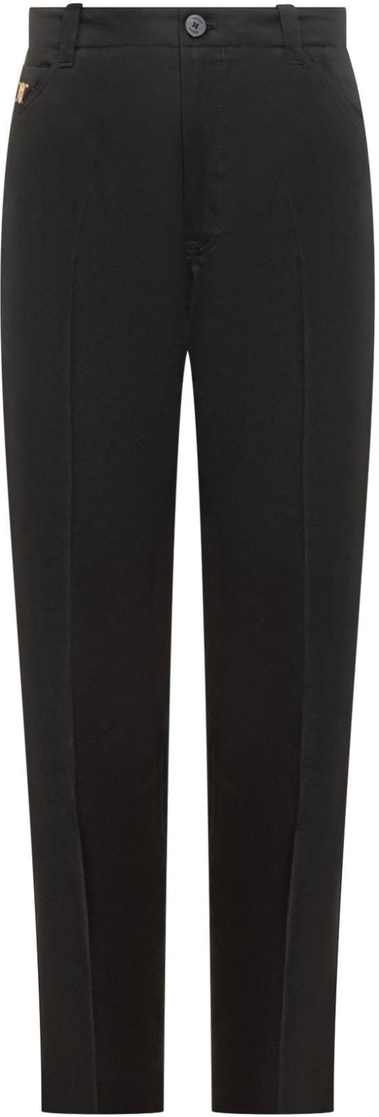 25FW 베르사체 스트레이트 팬츠 10183221A017181B000 BLACK