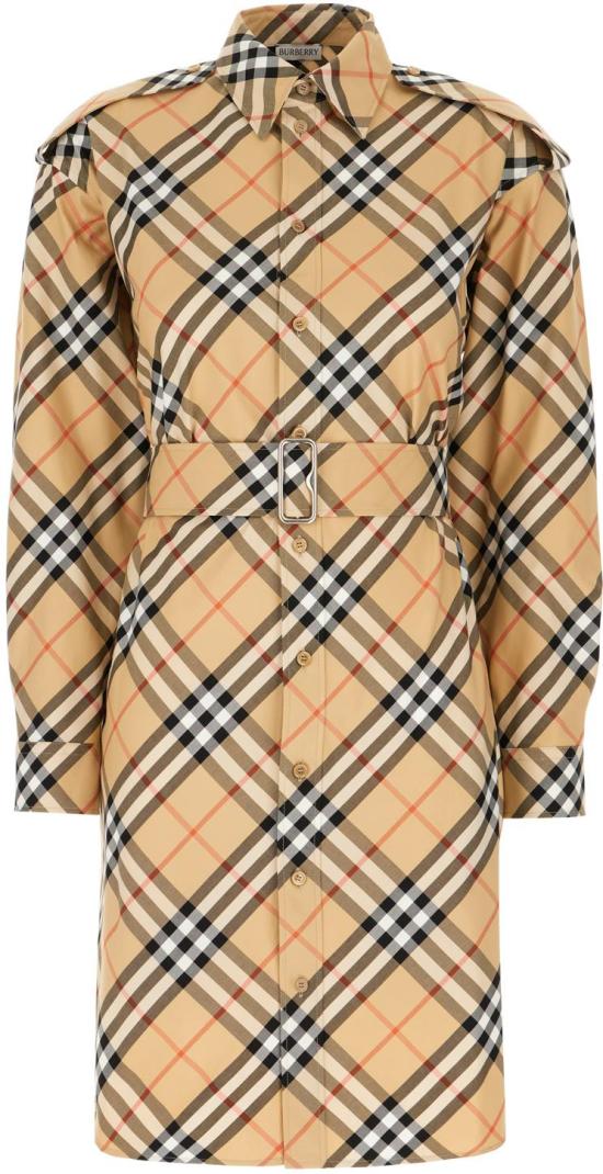 26SS 버버리 체크 코튼 셔츠 드레스 8086610B9368 DIVERS