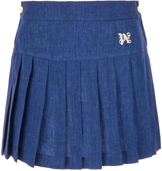  팜앤젤스 데님 스커트 PWCC070S24FAB0024903 BLUE