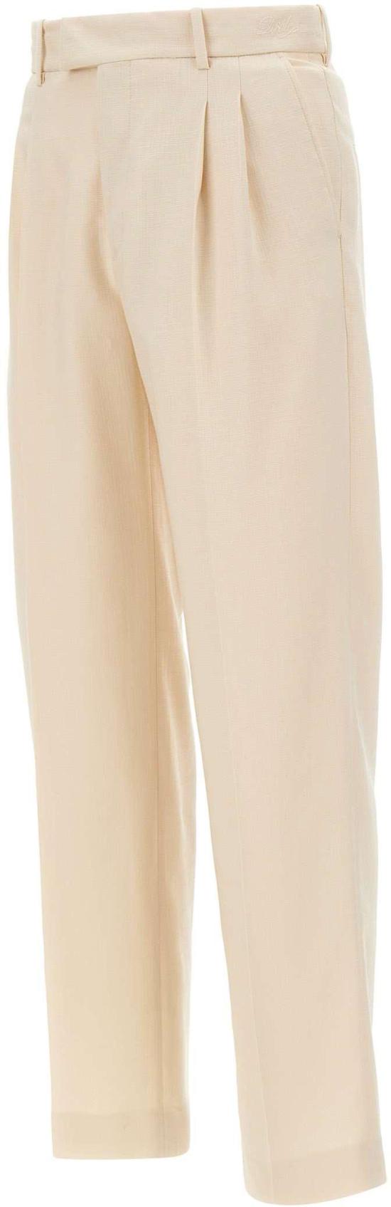 26SS 드롤드무슈 스트레이트 팬츠 BP165VI029OW WHITE - DROLE DE MONSIEUR