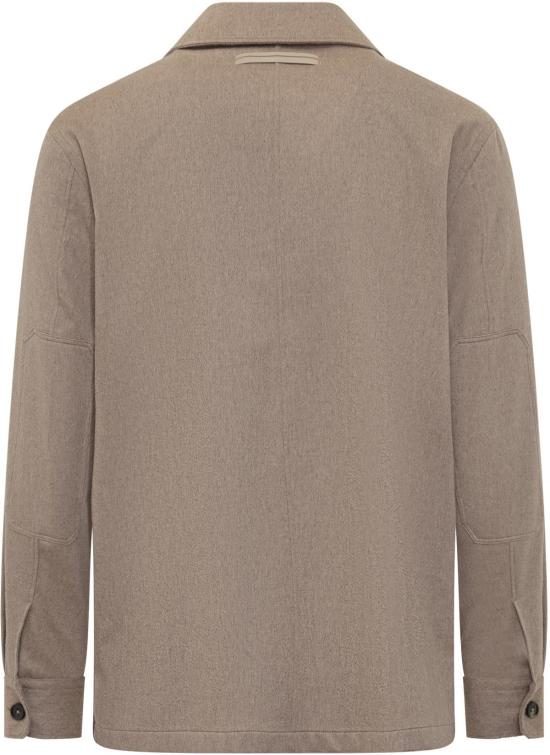 25FW 에르메네질도제냐 긴팔 셔츠 UGV46A2SOT6B262 BEIGE - ERMENEGILDO ZEGNA