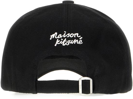 26SS 메종키츠네 폭스 헤드 캡 PM06100WW0096P199 BLACK - MAISON KITSUNE