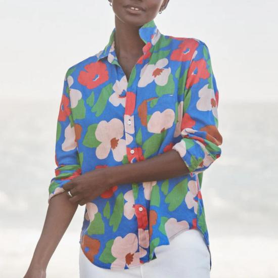  프랭크 앤 에일린 셔츠 프랭크 앤 엘린 엘린 릴렉스 버튼업 셔츠 - FRANK & EILEEN