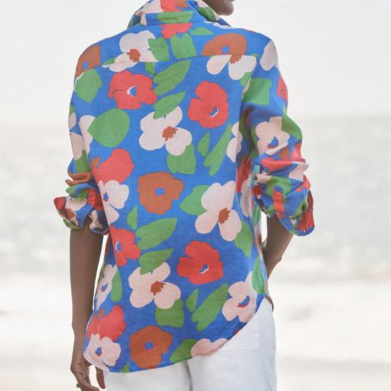  프랭크 앤 에일린 셔츠 프랭크 앤 엘린 엘린 릴렉스 버튼업 셔츠 - FRANK & EILEEN