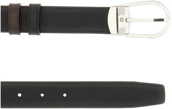26SS 몽블랑 가죽 벨트 222151BLACKEBONY - MONTBLANC