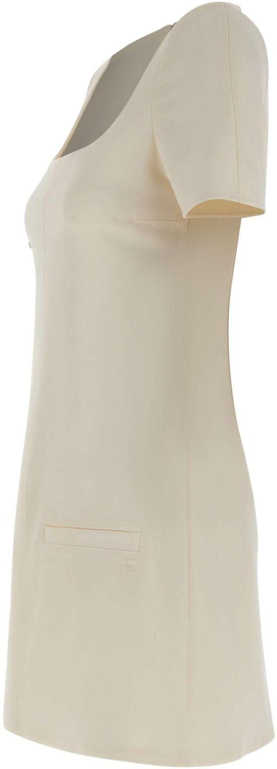 26SS 쿠레쥬 숏 원피스 126CRO788PL0159HERWHITE - COURREGES