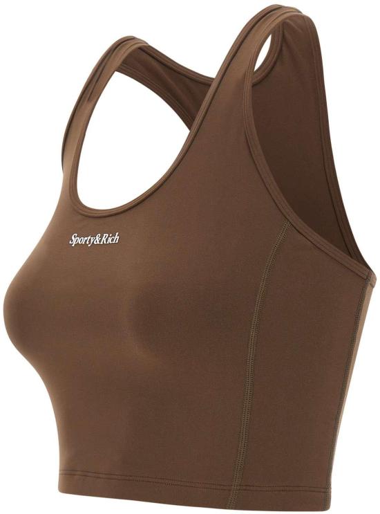 26SS 스포티앤리치 트레이닝 티셔츠 TO02366300BR27TOFFEE BROWN - SPORTY & RICH