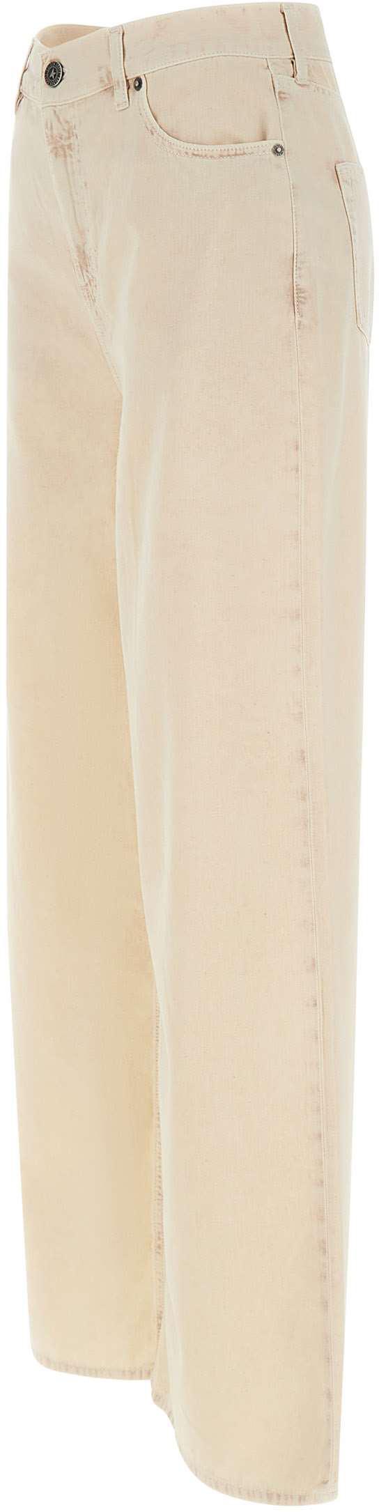 26SS 골든구스 스트레이트 팬츠 GWP02079P00235120100 BEIGE - GOLDEN GOOSE