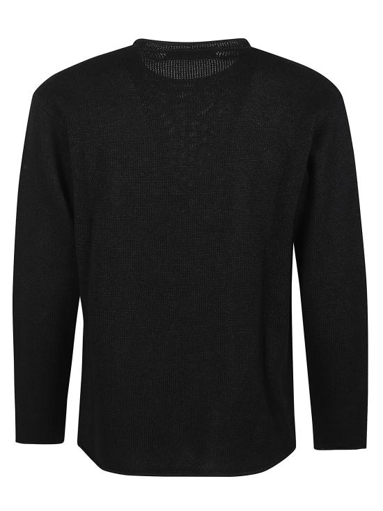 26SS 마시모 오스티 스튜디오 스웨터 20MMKN303A 110707G999 Black - MASSIMO OSTI STUDIO