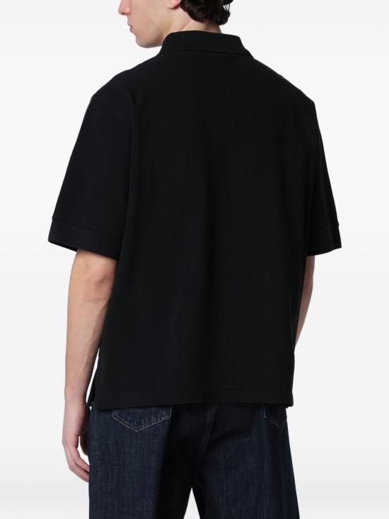 26SS 스튜디오 니콜슨 폴로 티셔츠 BALATONSNM1484 WASHEDBLK Nero - STUDIO NICHOLSON