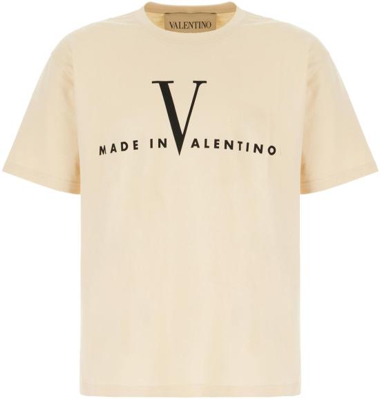 26SS 발렌티노 가라바니 반팔 티셔츠 8V3MG16PBAQQT3 NEUTRAAL
