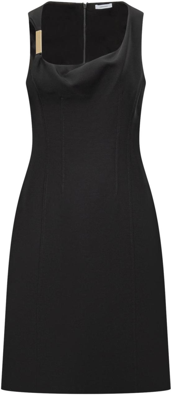 25SS 살바토레 페라가모 미디 원피스 13G548780624 BLACK