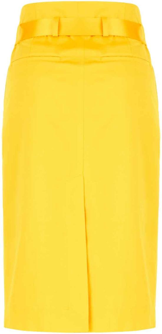 26SS 드리스 반 노튼 미디 스커트 2610108513304202 YELLOW - DRIES VAN NOTEN