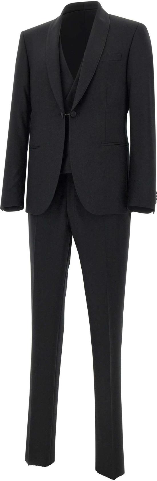 25SS 꼬르넬리아니 수트 세트 258T5325982360208R BLACK