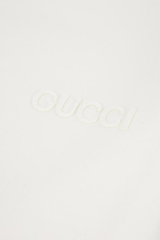 25SS 구찌 웹 코튼 저지 후드 집업 810383XJG079692 WHITE - GUCCI