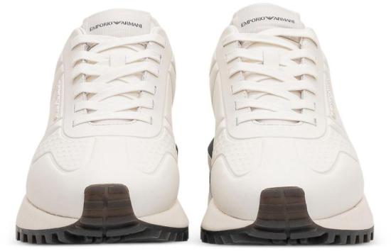 26SS 엠포리오 아르마니 스니커즈 EM003740AF19726M0107 WHITE - EMPORIO ARMANI