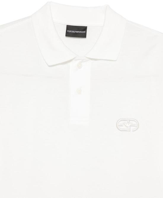 26SS 엠포리오 아르마니 폴로 티셔츠 EM004579AF13742U0003 WHITE - EMPORIO ARMANI