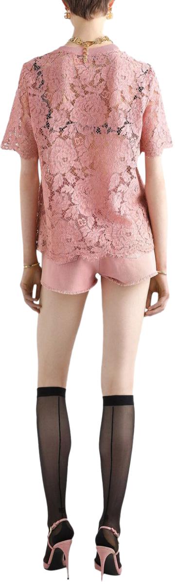 25SS 돌체앤가바나 반팔 티셔츠 F8V21THLM7LF0473 PINK - DOLCE & GABBANA