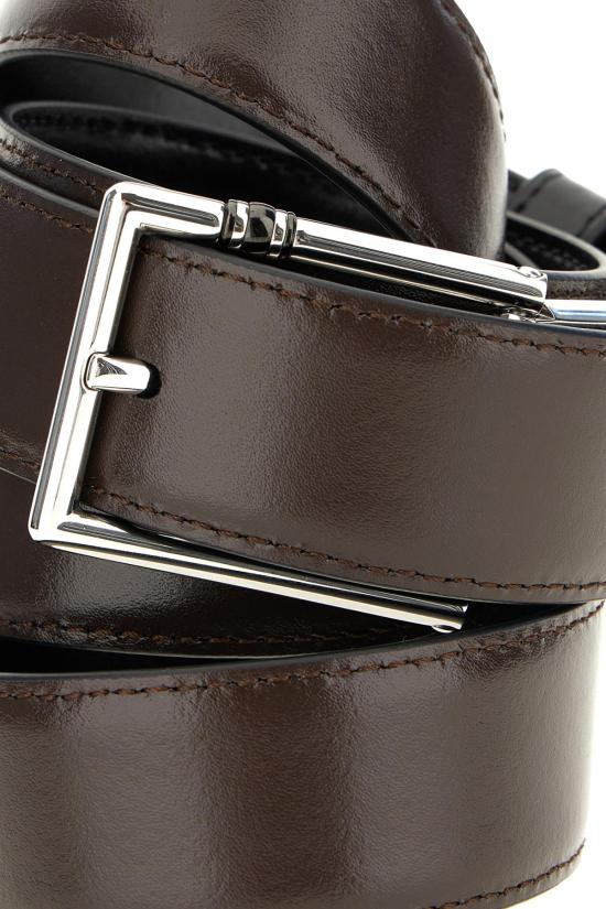 26SS 몽블랑 가죽 벨트 222373BLACKEBONY - MONTBLANC