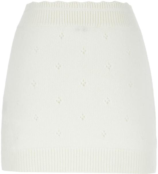 25FW 끌로에 미디 스커트 CH25WMJ06590107 NEUTRAAL - CHLOE