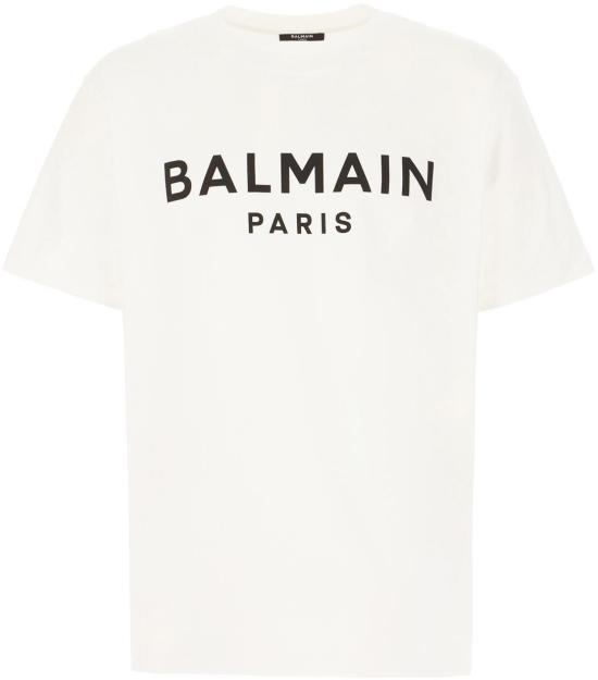 26SS 발망 반팔 티셔츠 FH1EG000BB73GAB WHITE