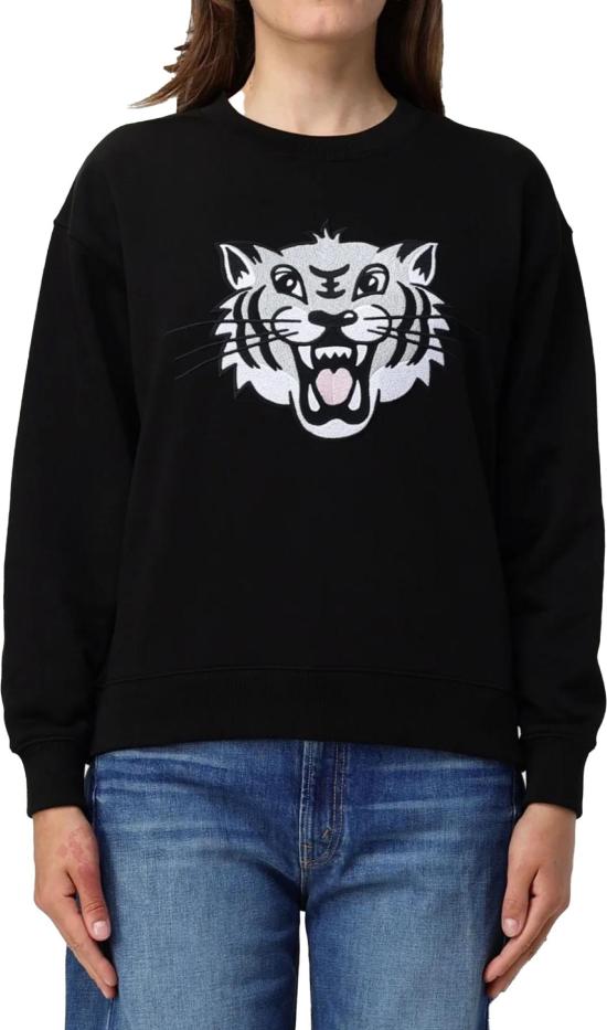  겐조 후드 티셔츠 FF52SW1914MF99J BLACK - KENZO