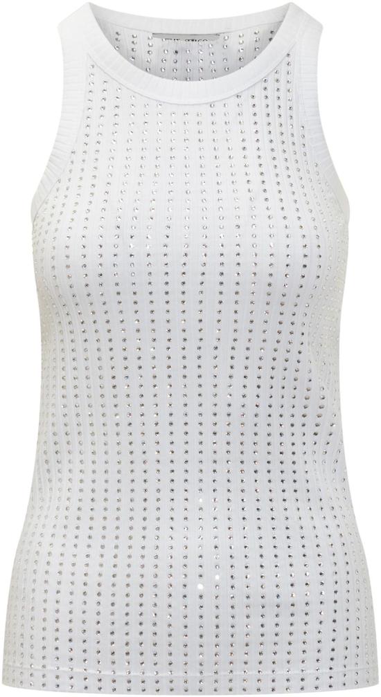 25FW 디 아티코 민소매 티셔츠 251WCN00004JJJ051TR001 WHITE