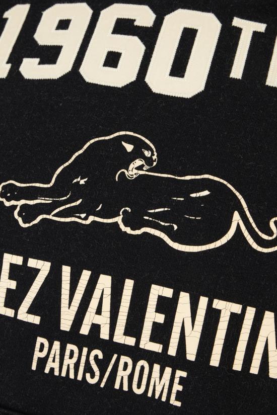 25FW 발렌티노 가라바니 후드 티셔츠 7V3MF29MB1M9RA BLACK - VALENTINO GARAVANI