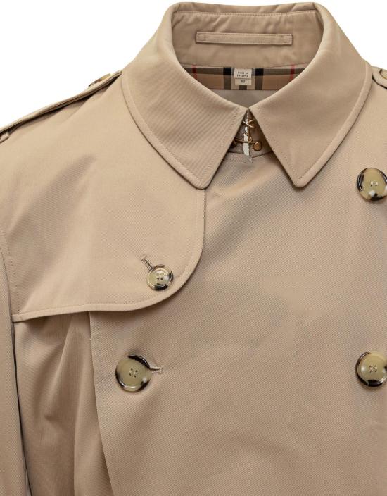25FW 버버리 미드랭스 켄싱턴 헤리티지 트렌치 코트 8079388A1366 BEIGE - BURBERRY